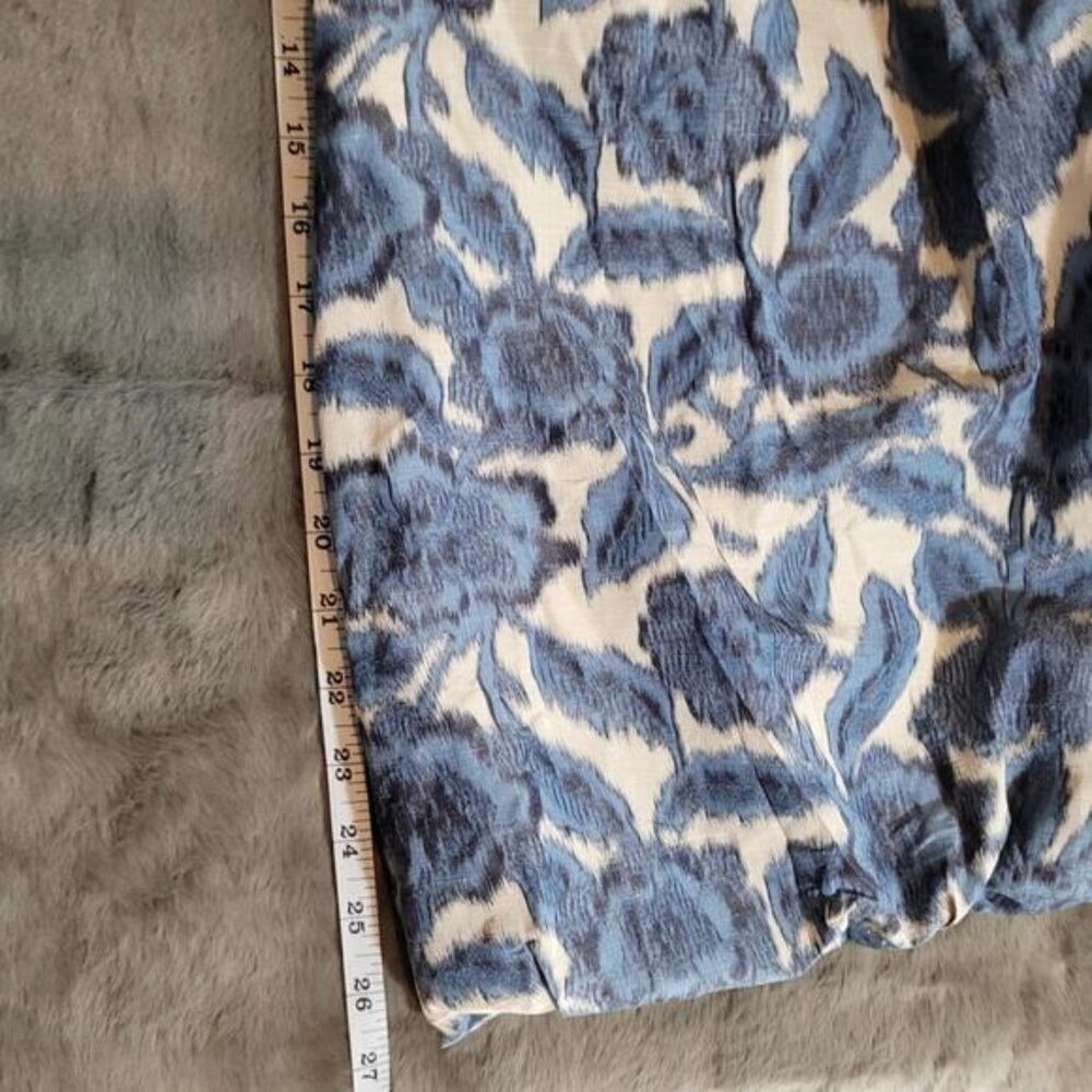 BCBGMaxAzria Silk and Linen Floral Strapless Dress - Size 2 - Picture 11 of 11